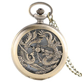 Montre de Poche Dragon et Phoenix