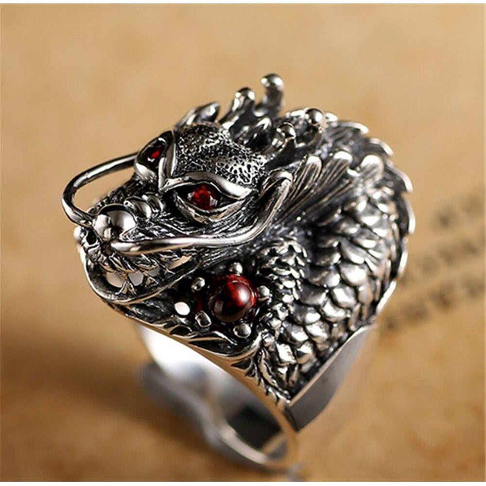 Bague T te de Dragon Le Clan du Dragon