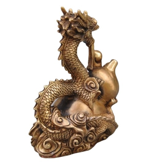 Statue Dragon Oriental Chinois 18 cm