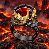 Bague Ailes de Dragon (Acier)