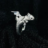 Bague Dragon Femme 3D Enroulé
