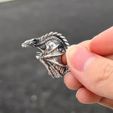 Bague Dragon Relief