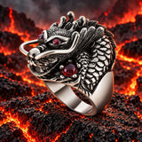 Bague Dragon <br> Tête Mystique
