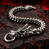 Bracelet Dragon <br> Horrifique (Acier)