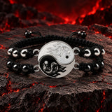 Bracelet Dragon Yin Yang Noir et Blanc