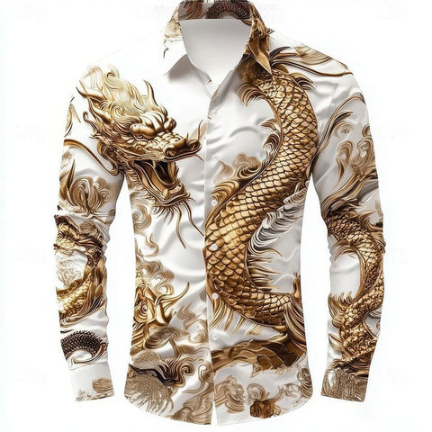 Chemise Dragon Chinois Impérial