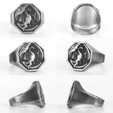 Chevalière Dragon Ailé Maléfique