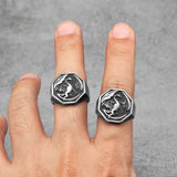 Chevalière Dragon Ailé Maléfique