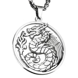 Collier Dragon Ailé Circulaire