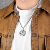 Collier Dragon Ailé Circulaire