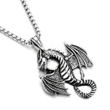 Collier Dragon Ailé Maléfique