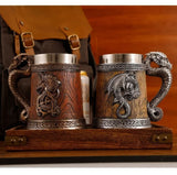 Mug Dragon Viking Vintage