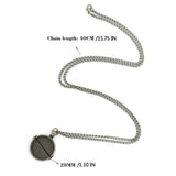 Pendentif Rond Dragon Phoenix