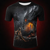 T-Shirt Dragon <br> Gothique