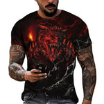 T-Shirt Dragon Rouge Effroyable