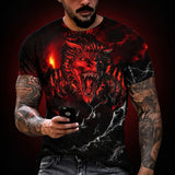 T-Shirt Dragon Rouge Effroyable