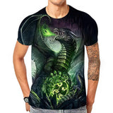 T-Shirt Dragon Vert
