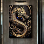 Toile Dragon Chinois Stylisé