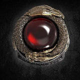 Bague Dragon Pierre Rouge