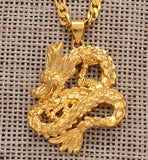 Collier Dragon Or