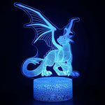 Lampe Holographique Dragon