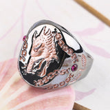 Bague Tête de Dragon