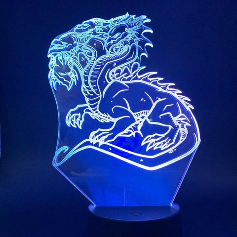 Lampe Dragon à 3 Têtes