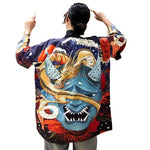 Kimono Dragon Chinois Femme