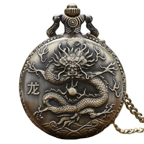 Pendentif Dragon Chinois Bronze