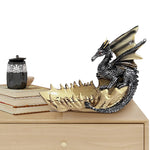 Statue Dragon avec Récipient