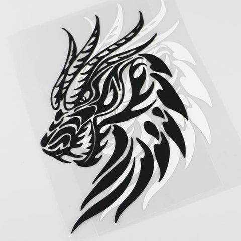 Stickers Tête de Dragon