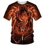 T-Shirt Dragon Orange