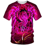 T-Shirt Dragon Violet