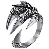 Bague Griffe de Dragon en Métal