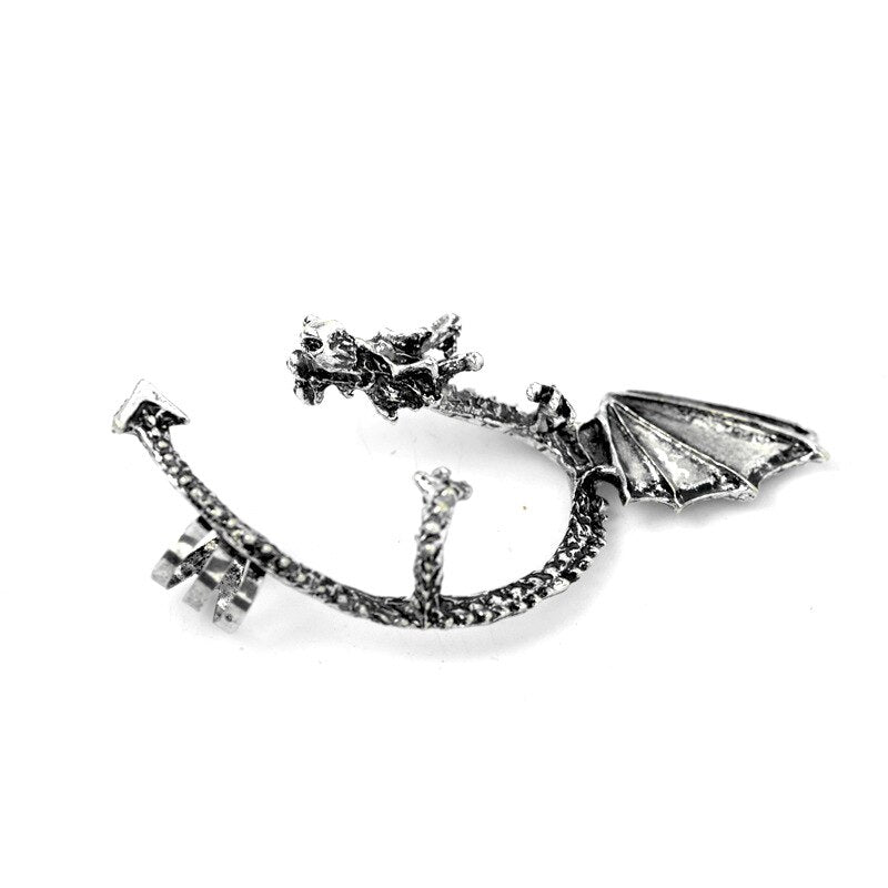 HZMAN Boucles d'oreilles à tige en acier inoxydable en forme de griffe de dragon pour homme et femme, style gothique, punk, bijou cadeau HZMAN Boucles d'oreilles à tige en acier inoxydable en forme de griffe de dragon pour homme et femme, style gothique, punk, bijou cadeau