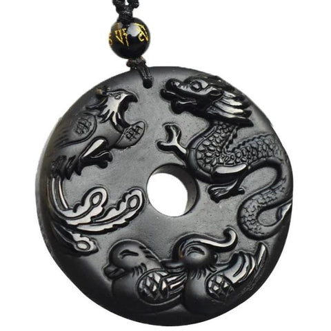 Collier Dragon en Forme de Cercle