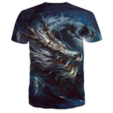 T-shirt Imprimé Dragon